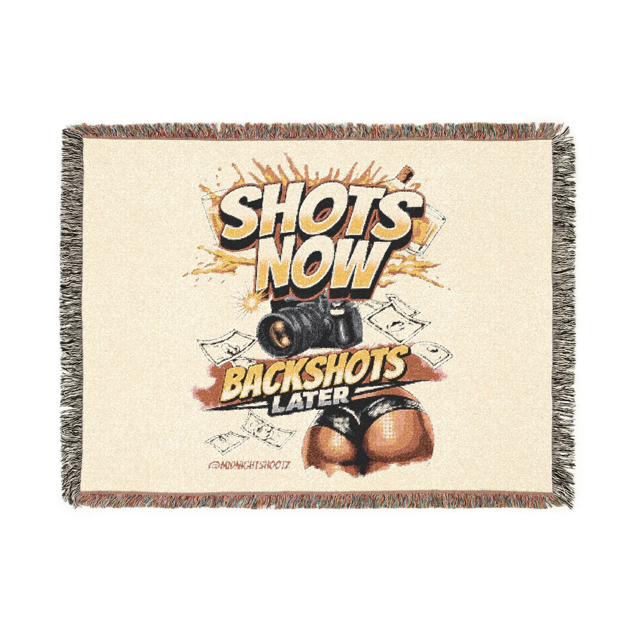 Shots Now Woven Blanket