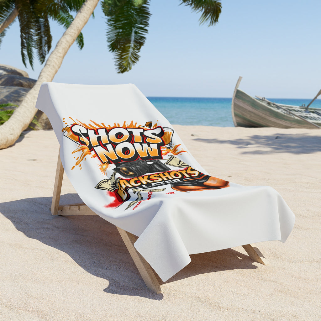 Backshot's Later Beach Towel