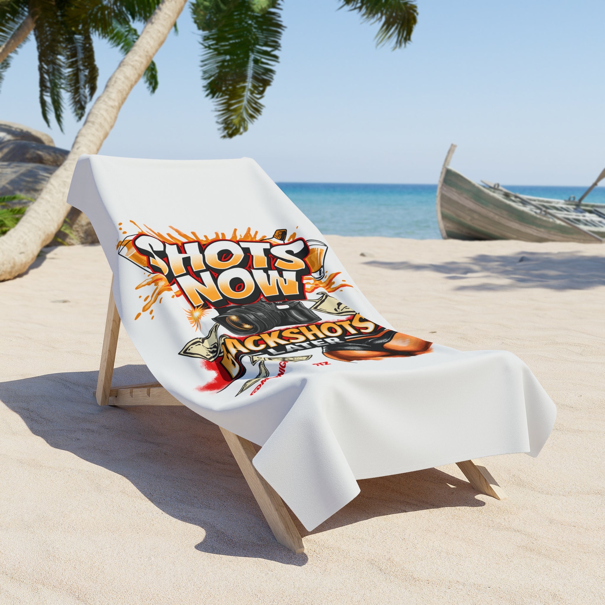 Backshot's Later Beach Towel