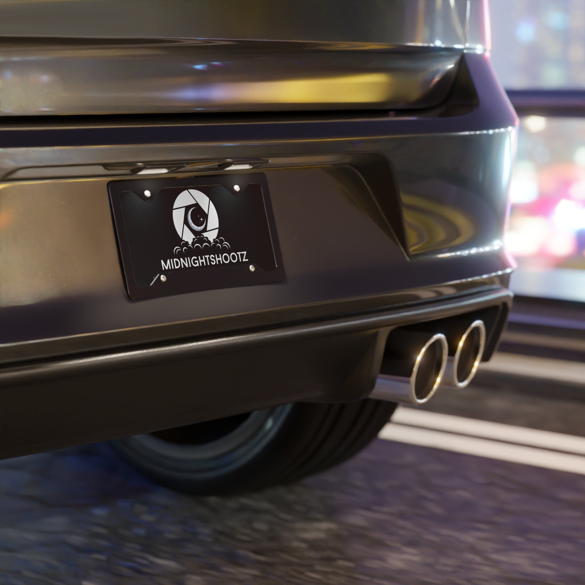 Midnight Shootz License Plate