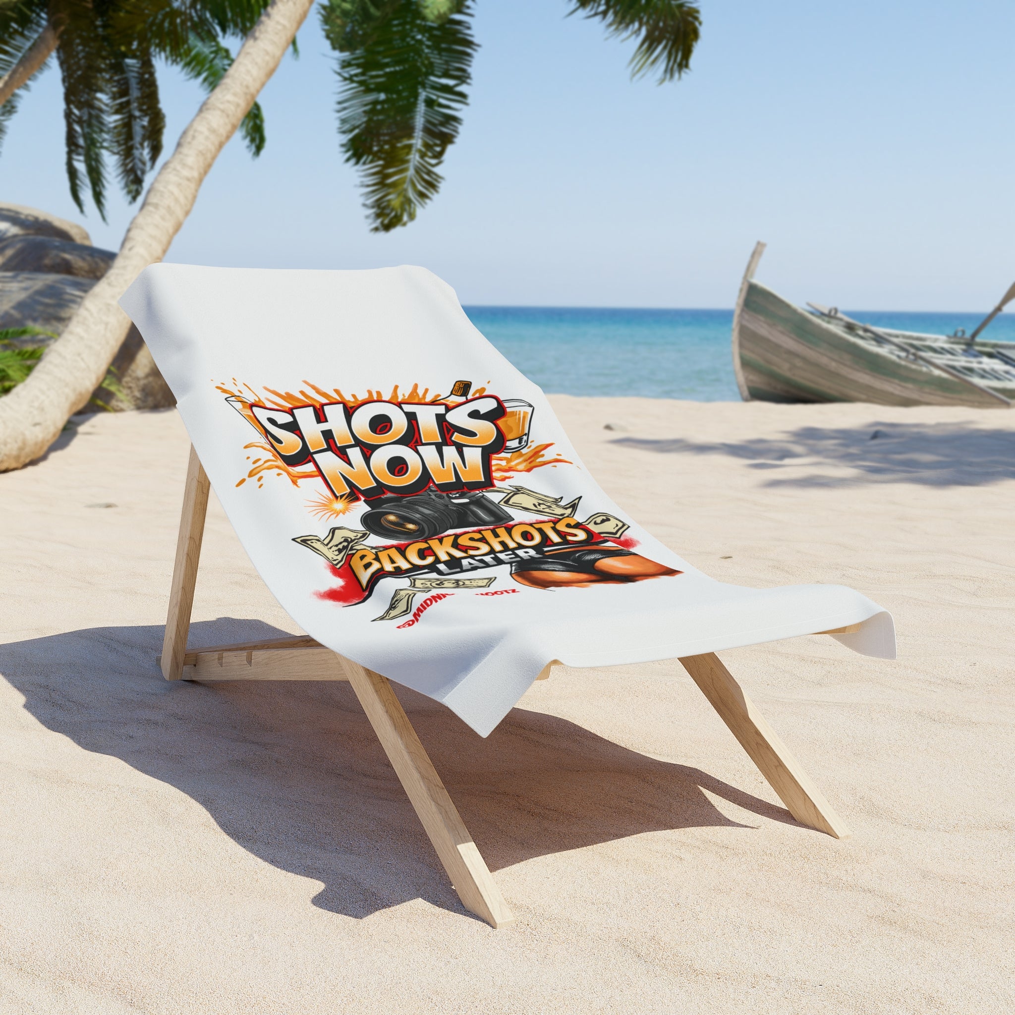 Backshot's Later Beach Towel